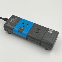 ราคา ปลั๊กไฟ ปลั๊กStorm 1ช่องสวิสซ์หน้ากาก พร้อมช่องUsb+type สตอร์ม PGU11CFฟ้า 3 เมตร (YB95472)