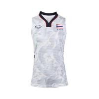 ราคา GRAND SPORT เสื้อวอลเลย์บอลหญิงเอเชี่ยนเกมส์ 2022 รุ่น 014345 สีขาว ไซส์ L (YD18178)