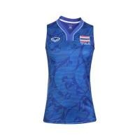 ราคา GRAND SPORT เสื้อวอลเลย์บอลหญิงเอเชี่ยนเกมส์ 2022 รุ่น 014345 สีกรมท่า ไซส์ L (YD18174)
