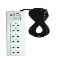 ราคา รางปลั๊กไฟ 6 ช่อง 1 สวิตซ์ 5 เมตร 3500W 16A P406-2 ยูนิค Nonsense สีดำ-ขาว (Y091467)