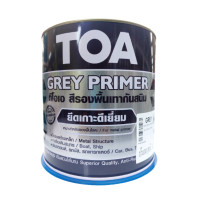 ราคา สีกันสนิมเทา ทีโอเอ TOA สีรองพื้นกันสนิม ทาเหล็ก Grey Primer กันสนิมสีเทา ขนาด 3.5ลิตร (1 แกลลอน) (YA06329)