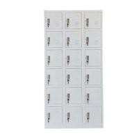 ราคา ตู้ล็อคเกอร์ 18 ช่อง สีขาว เวิร์คสเคพ (YD17348)