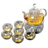 ราคา [PRE-ORDER] BEGROOVE กาน้ำชาแก้วใส พร้อมที่กรองชา ขนาด 400 มล. พร้อมถ้วยชา 6 ใบ และเตาอุ่น (YC90866)