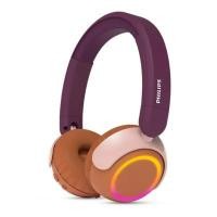 ราคา PHILIPS หูฟังไร้สายแบบแนบหูสำหรับเด็ก รุ่น TAK4200 สีม่วง (YD19382)