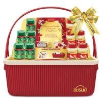 ราคา BRANDS กระเช้าของขวัญชุดบี ซุปไก่สกัด 42 มล. 7 ขวด และรังนกแท้รีจูนิเพล็กซ์ 42 มล. 5 ขวด (YD20047)