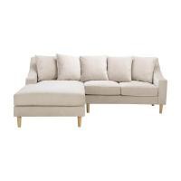 ราคา INDEX LIVING MALL โซฟาผ้า L-shape ด้านขวา รุ่นโดโรธี - สีเบจ (YA26454)