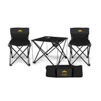 ราคา GRAND SPORT ชุดโต๊ะสนาม + เก้าอี้ 2 ตัว สีดำ #311250 สีดำ (Y085388)