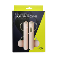 ราคา GRAND SPORT เชือกกระโดดไร้สาย ดิจิตอล 2 IN 1 ปรับความยาวได้ 377120 (YA77947)