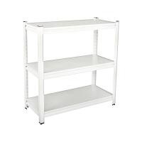 ราคา KASSA HOME ชั้นวางของอเนกประสงค์พื้นเหล็ก 3 ชั้น สีขาว ขนาด 90x40x91.5 ซม. (YB02346)