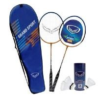 ราคา GRAND SPORT ไม้แบดมินตัน แพ็คคู่ รุ่น DOUBLE CHAMP 372118 (YB28637)