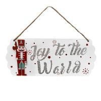 ราคา KASSA HOME ป้ายไม้แขวนตกแต่งผนัง XMas23 Soldier Red Cloth Nutcracker รุ่น PED-213674-1 (YA24099)