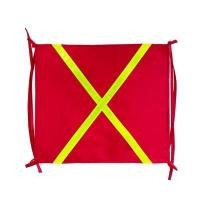 ราคา MAPLE SAFETY ผ้าแดงติดท้ายรถบรรทุก ติดแถบสะท้อนแสงกากบาท (YD03171)