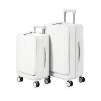 ราคา DELI กระเป๋าเดินทางล้อลาก รุ่น EH1054 ขนาด 20 นิ้ว สีขาว (YD14271)