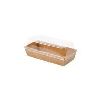 ราคา GOOD BOX PACK กล่องขนมทรงยาวคราฟท์+ฝา ไซส์ S 8.5x15x6 cm 100 ชุด (YA13569)