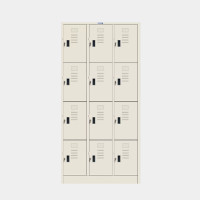 ราคา ICONIC ตู้ล็อกเกอร์ 12 ประตู ช่องโล่ง MLK-12 สีขาวไข่มุก ขนาด 91.4x45.7x183 ซม. (YA10750)
