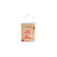 ราคา GOOD BOX PACK ถุงกระดาษขาว ไซส์S 13x8x18cm ลายเหลือง cute bear 100 ใบ (YA13994)