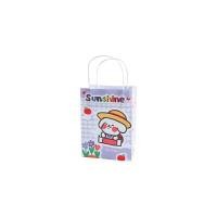 ราคา GOOD BOX PACK ถุงกระดาษ ไซส์ S 13x8x18cm ลายม่วงsunshine 100 ใบ (YA13995)