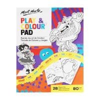 ราคา สมุดวาดรูป ระบายสี 80 แกรม มอนมาร์ท 5327237 คละสี A4 (K090329)