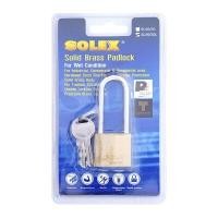 ราคา กุญแจสปริงคล้องคอยาวทองเหลือง SOLEX รุ่น SL99/30L ขนาด (Y030753)