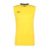 ราคา GRAND SPORT เสื้อกีฬาตัดต่อแขนกุด รุ่น 011572 สีเหลือง ขนาด 3XL (YD17108)