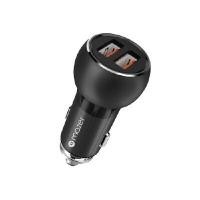 ราคา หัวชาร์จในรถยนต์แบบ 2 ช่อง รองรับชาร์จเร็ว QC3.0 MAZER M-EGDRIVE250 ดำ ชิ้น (Y075340)