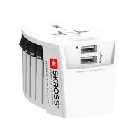 ราคา SKROSS ปลั๊กแปลงไฟ Universal Adapter รุ่น MUV USB-A (1.302964) สีขาว (YD20793)