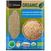 ราคา MY CHOICE ข้าวกล้องหอมมะลิอินทรีย์ ขนาด 1 กก. (YD21260)
