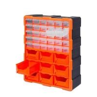 ราคา ตู้ใส่กล่องอะไหล่พลาสติ CB0501 Toolmax D020200056 30 ช่อง + 9 ช่องใหญ่ สีลิ้นชักใส (Y002443)