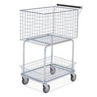 ราคา JUMBO รถเข็นตะแกรงลวด 2 ชั้น รุ่น AT1068-K (Y010387)