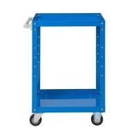 ราคา TT2-4006 สีน้ำเงิน รถเข็นถาดเหล็กถอดประกอบได้ 2 ชั้น ล้ (Y037877)
