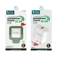 ราคา อุปกรณ์ชาร์จไฟอเนกประสงค์ อะแดปเตอร์(AC) วิช V-A681 สีขาว (Y078673)