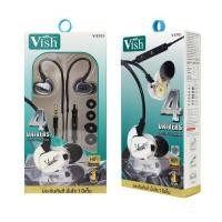 ราคา VISH หูฟังอินเอียร์สมอลทอล์ค รุ่น V-E701 สีเงิน (Y079934)