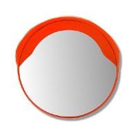 ราคา กระจกโค้ง โพลีคาร์บอเนต ขนาด 24 นิ้ว ชาเก้ P20-030047 สีส้ม-เงินมีหมวกป้องกันแสงแดดสะท้อน ทนสภาพอากาศได้ดี มองได้กว้าง และ ชัดเจน (Y083329)