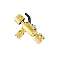 ราคา TASCO บอลวาล์ว CONNECTOR WITH BALL VALVE 1/4" รุ่น TB635 ขนาดเกลียว 1/4" (Y099421)