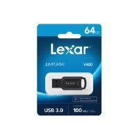 ราคา Lexar V400 64GB USB 3.0 Flash Drive (ยูเอสบีแฟลชไดรฟ์) Plug-and-Play (LJDV400064G) PC/Mac (YA15014)