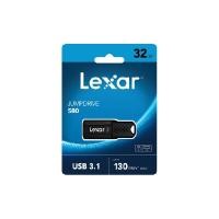 ราคา ยูเอสบีแฟลชไดรฟ์ LEXAR 32GB S80 USB 3.1 สีดำ (YA15021)
