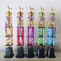 ราคา ถ้วยรางวัล 4 เสา ถ้วยรางวัลพลาสติกขนาดความสูง 70 เซน THAI SUN SPORT FEST0024 (YA22737)