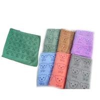 ราคา ผ้าเช็ดหน้านาโน ลายการ์ตูน คละสีพาสเทล ขนาด 28x28 ซม. ยกแพค 12 ผืน (YA31643)