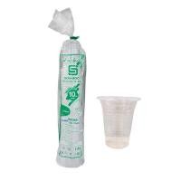 ราคา แก้วน้ำดื่มพลาสติก ขนาด 10 ออนซ์ แพ็ค 50 ใบ (YA34824)