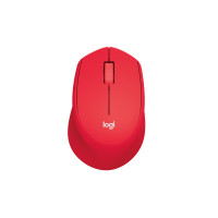 ราคา LOGITECH เม้าส์ไร้สาย SILENT PLUS รุ่น M331 LGT สีเเดง (YB17230)