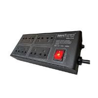 ราคา SAVE TRONICS ปลั๊กไฟป้องกันไฟกระโชก รุ่น P-8 สีดำ 8 ช่อง สายยาว 3 เมตร (YB99805)