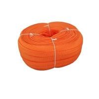 ราคา ZNAKE เชือกถักแบน สีส้ม ขนาด 3/4 นิ้ว ยาว 100 เมตร (YC01780)
