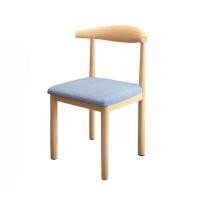 ราคา เก้าอี้กินข้าว โครงเหล็กลายไม้ รุ่น CH0215LB สีฟ้า (YC32571)