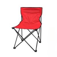 ราคา เก้าอี้สนามพับได้ แบบไม่มีพนักวางแขน รุ่น CP-CHAIR-005-RD สีแดง (YC32575)