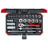 ราคา GEDORE ชุดลูกบล็อก 3/8 นิ้ว พร้อมด้าม รุ่น R59003026 (YC82784)