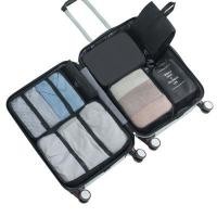 ราคา HANASO กระเป๋าจัดระเบียบ สี BLACK ANGLED แพ็ค 7 ชิ้น (YC87356)