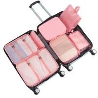 ราคา HANASO กระเป๋าจัดระเบียบ แพ็ค 7 ชิ้น สี Blossom Pink (YC87358)