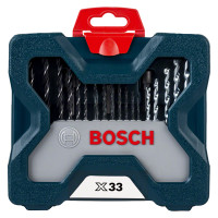 ราคา BOSCH ชุดเครื่องมือ X-LINE 33 ชิ้น รุ่น 2607017398 (ขนาด 172 x 156 x 46 มม., น้ำหนัก 0.528 กก., บรรจุ 33 ชิ้น) (YD00484)