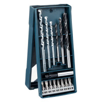 ราคา BOSCH ชุดดอกสว่านและดอกไขควง 15 ชิ้น รุ่น 2607017408 ในกล่องพลาสติก (YD00509)
