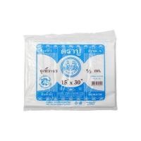 ราคา TRA PU ถุงพลาสติกหูหิ้ว แบบหนา ขนาด 15x30 นิ้ว (บรรจุ 500 กรัม) (YD02094)